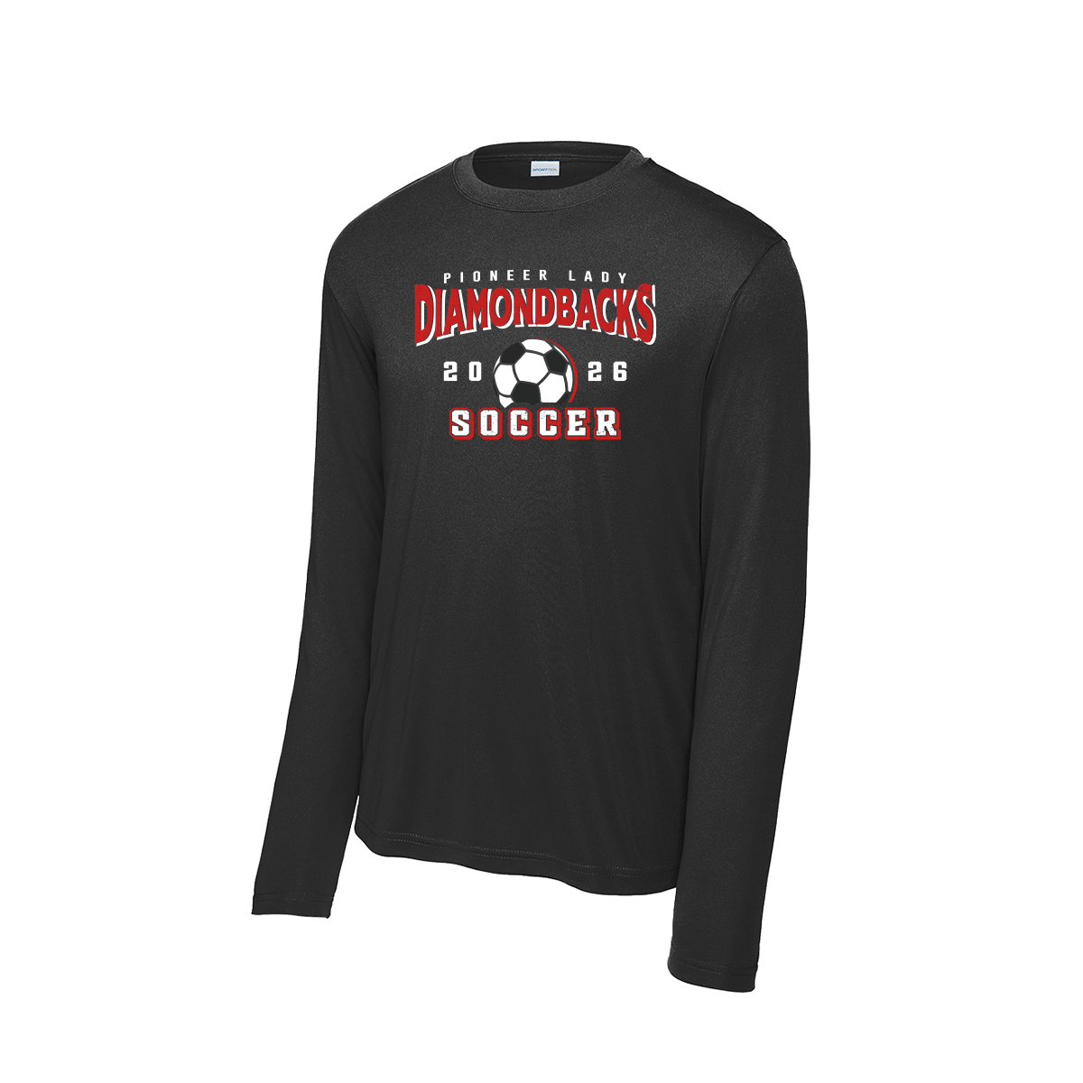 Pioneer Diamondbacks Lady Soccer - Dri-Fit Fan Shirt - Long Sleeve - Varsity