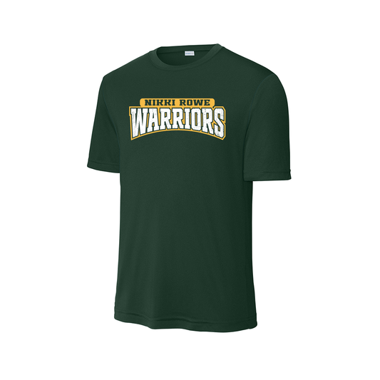 Nikki Rowe “Distressed Arch Warriors” Tee - Drifit Short sleeve - Green