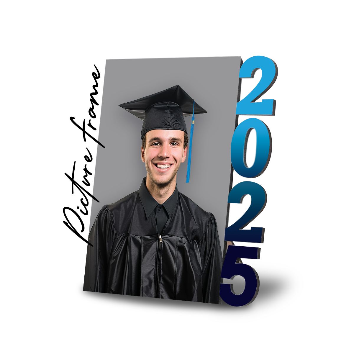 Custom Graduation Picture Frame – Class of 2025 Edition