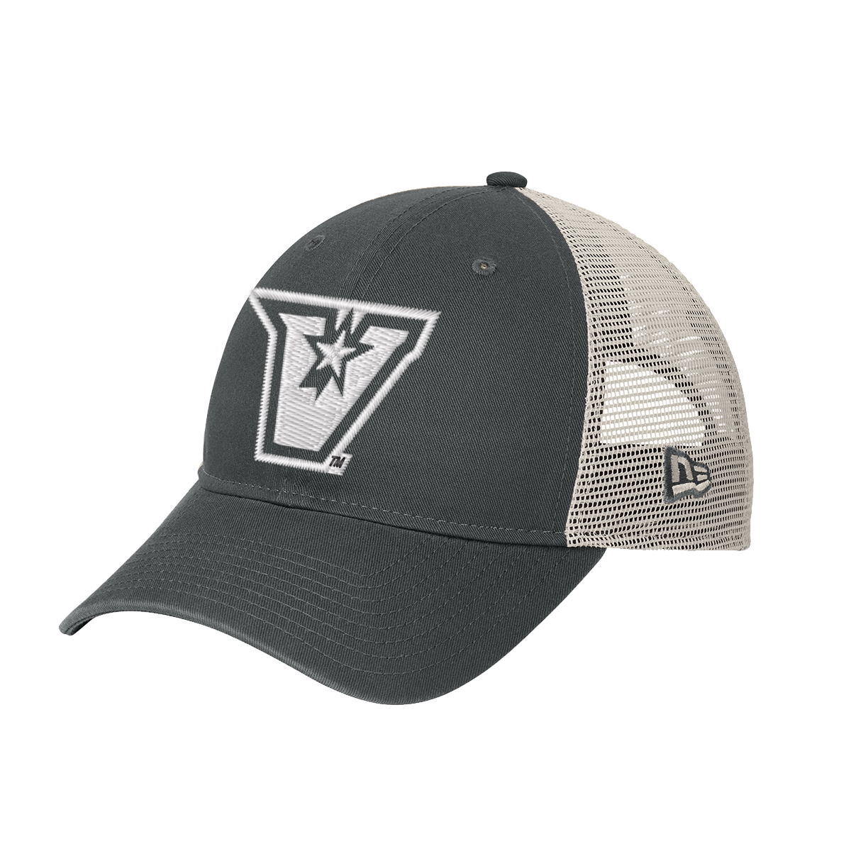 UTRGV New Era 9TWENTY Low-Profile Grey Cap - White V