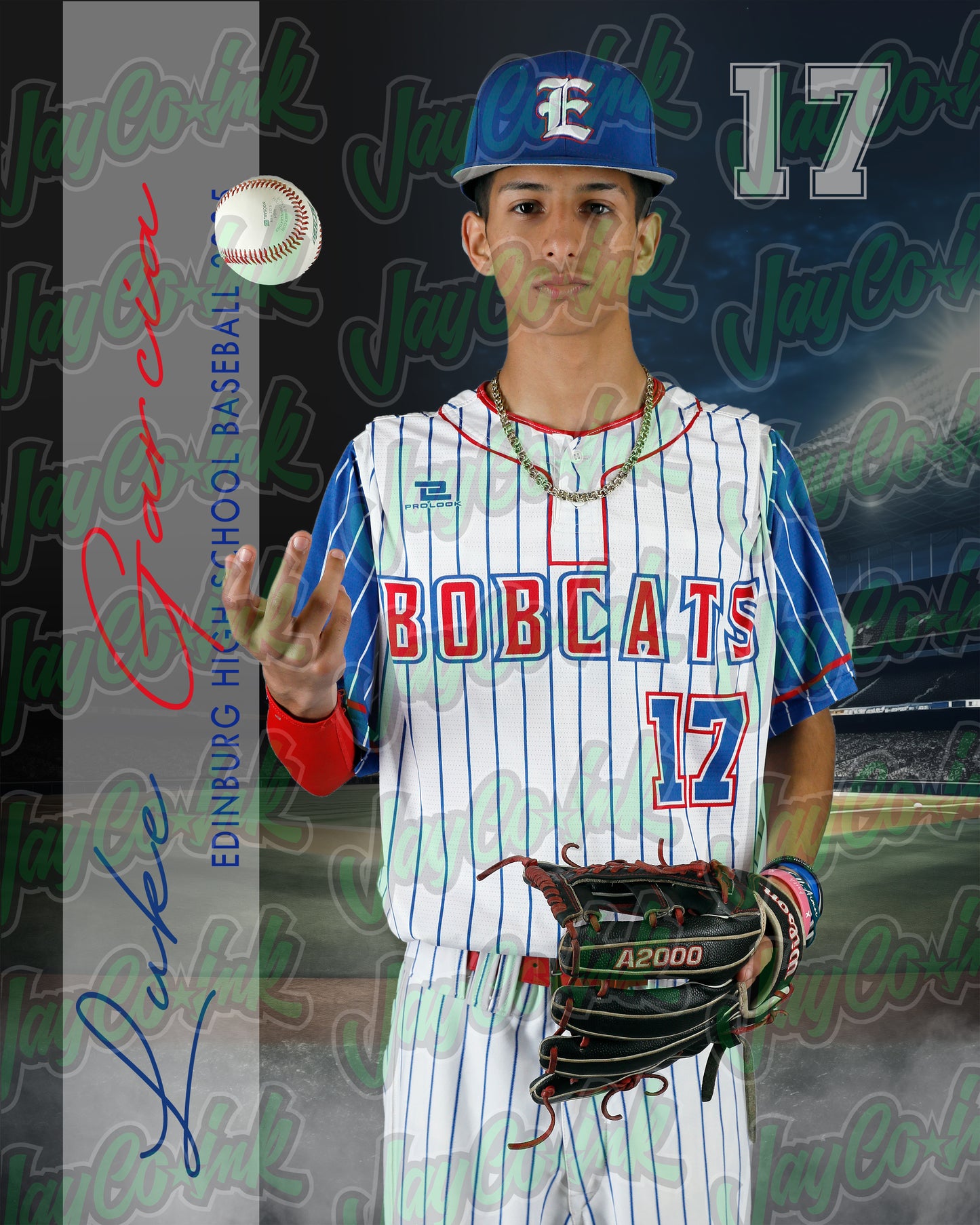 Edinburg Baseball - Diego #17