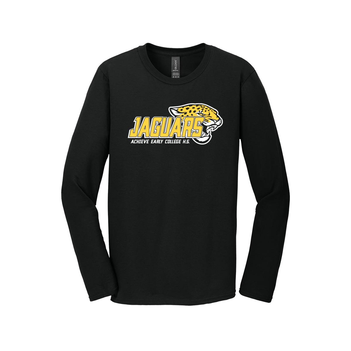 Achieve ECHS - Jaguars Logo - Long Sleeve Cotton Shirt