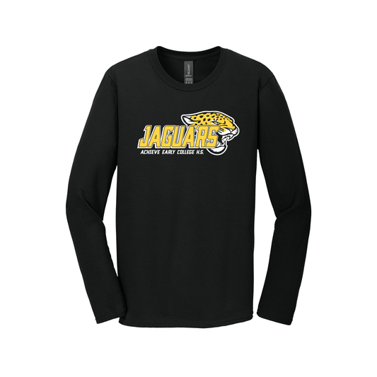 Achieve ECHS - Jaguars Logo - Long Sleeve Cotton Shirt