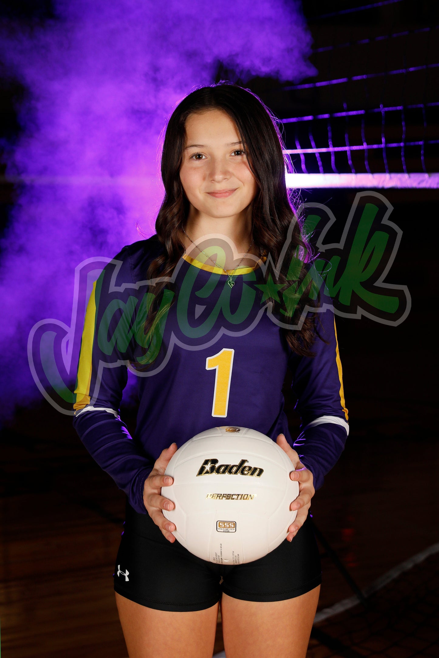 Singles McHi Volleyball # 1 Purple