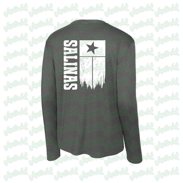 Sharyland North Football Fan Shirt - Grey - Long Sleeve