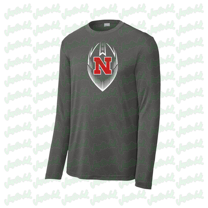 Sharyland North Football Fan Shirt - Grey - Long Sleeve