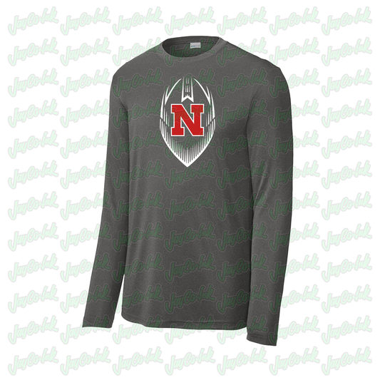 Sharyland North Football Fan Shirt - Grey - Long Sleeve
