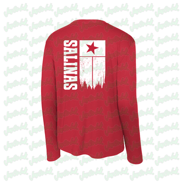 Sharyland North Football Fan Shirt - Red - Long Sleeve
