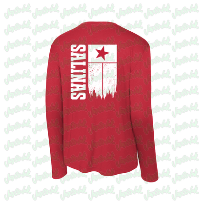 Sharyland North Football Fan Shirt - Red - Long Sleeve