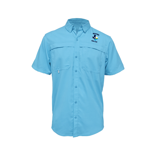 Memorial Swim & Dive 2025-2026 - Men's Fishing Shirt - Short Sleeve