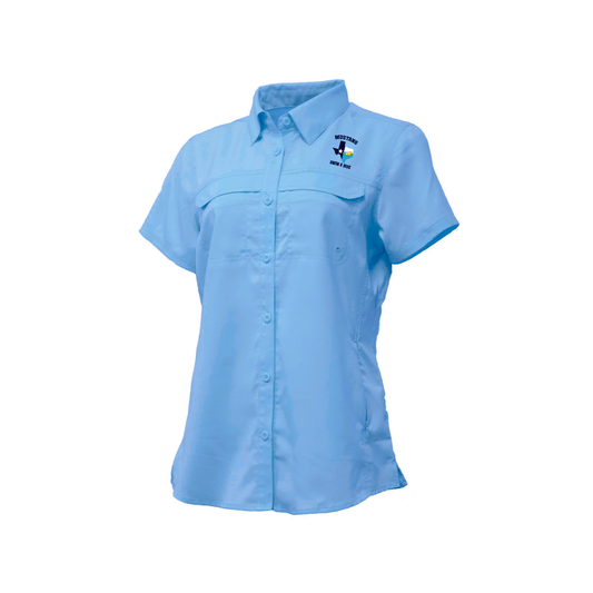 Memorial Swim & Dive 2025-2026 - Women's Fishing Shirt - Short Sleeve