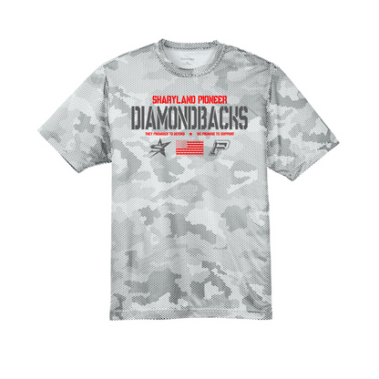 White - Sharyland Pioneer - Military Appreciation Volleyball Shirt