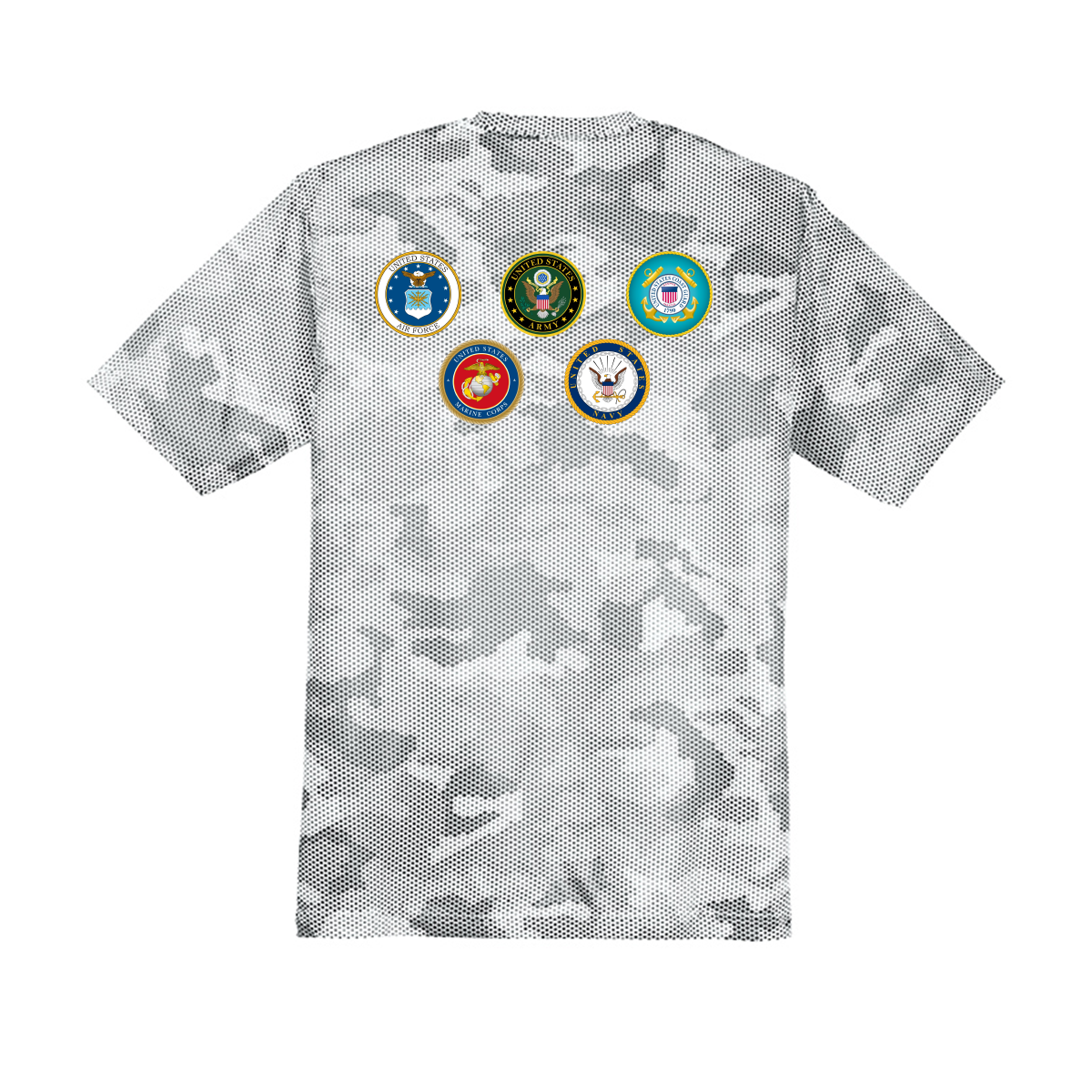 White - Sharyland Pioneer - Military Appreciation Volleyball Shirt