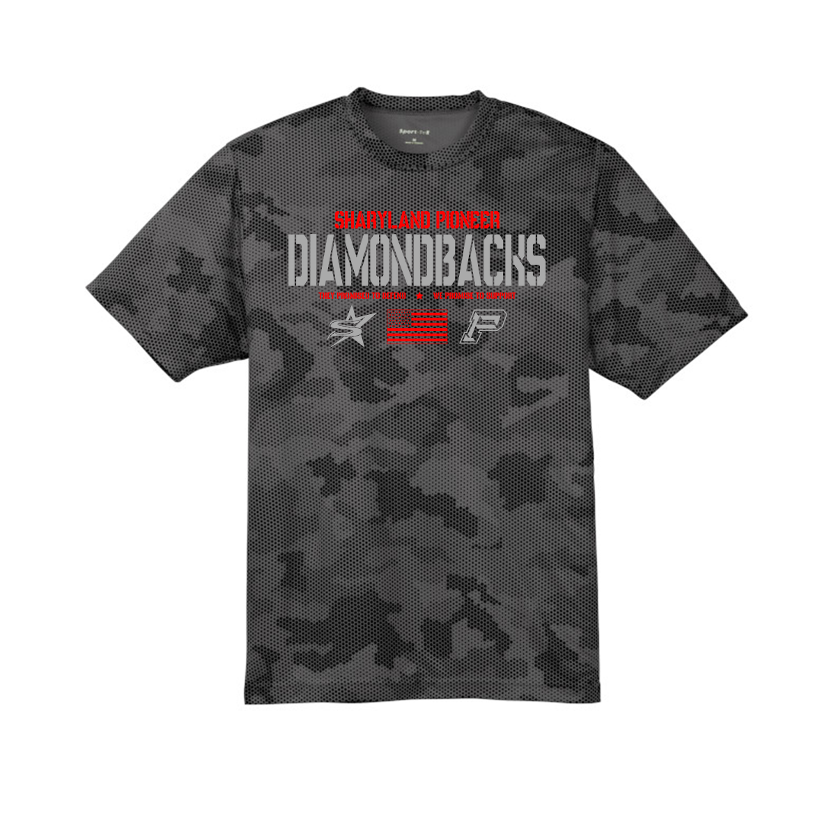 Iron Grey - Sharyland Pioneer - Military Appreciation Volleyball Shirt