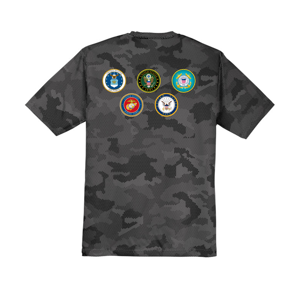 Iron Grey - Sharyland Pioneer - Military Appreciation Volleyball Shirt