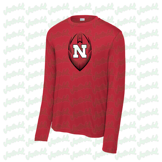 Sharyland North Football Fan Shirt - Red - Long Sleeve