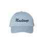 Memorial Mustang Dad Cap - Light Blue