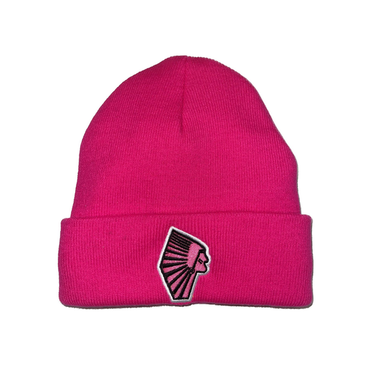 Pink Warrior Head Beanie