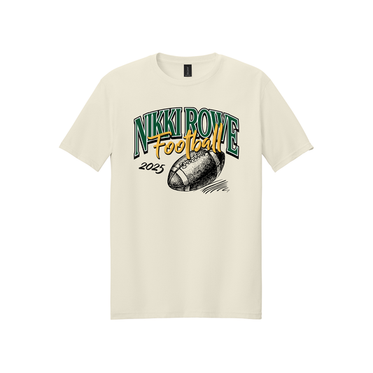 Nikki Rowe “Football Sketch” Tee