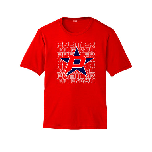 Red Premier Volleyball Club Short Sleeve