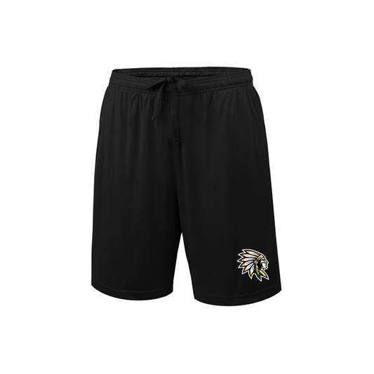 Nikki Rowe "Warrior Head" - DriFit Pocket Shorts - Black