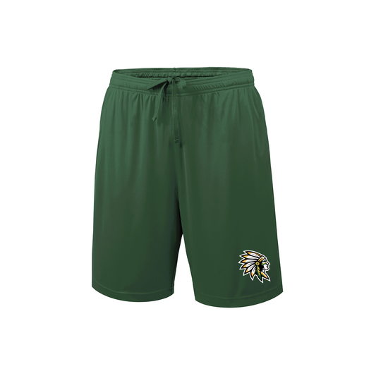 Nikki Rowe "Warrior Head" - DriFit Pocket Shorts - Green