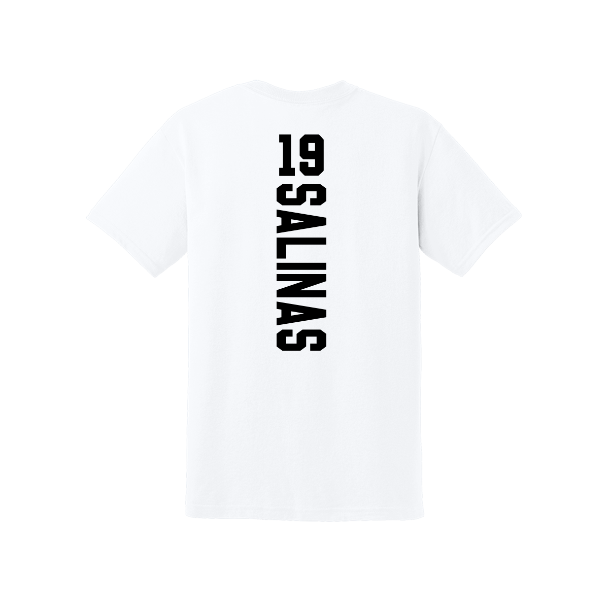 Sharyland North Basketball - Cotton Fan Shirt - Short Sleeve - White