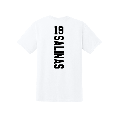 Sharyland North Basketball - Cotton Fan Shirt - Short Sleeve - White