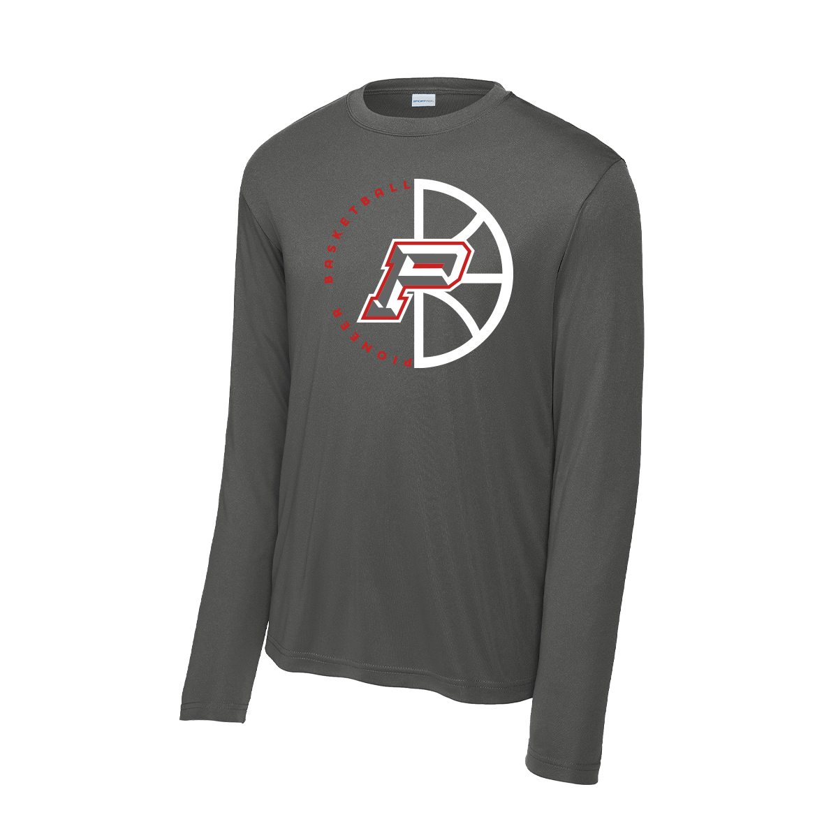 Sharyland Pioneer Basketball 2025-2026 - Fan Shirt - Long Sleeve - Gray (Freshman Fans & Players)