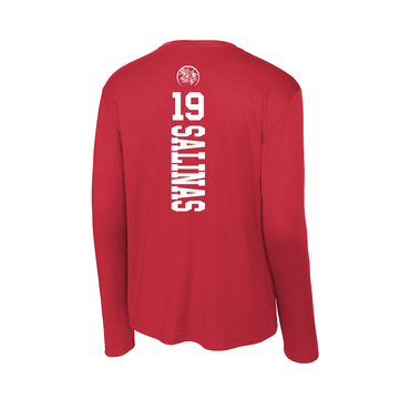 Sharyland Pioneer Basketball 2025-2026 - Fan Shirt - Long Sleeve - Red (JV Dark & Light Fans & Players)