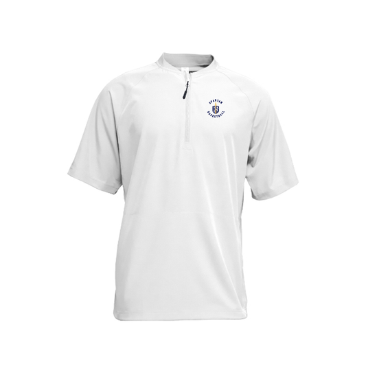 Spartans Boys Basketball 2026 - Quarter Zip - Short Sleeve - White