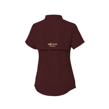 Thigpen Zavala - Women's Fishing Shirt - Maroon