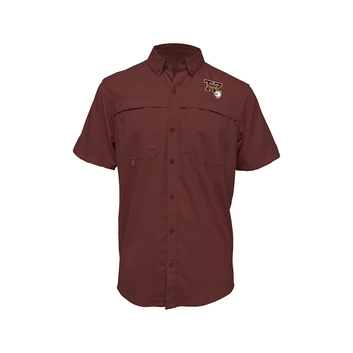 Thigpen Zavala - Men's Fishing Shirt - Maroon