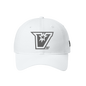 UTRGV™ - Embroidered V-Logo - New Era® Adjustable Unstructured Cap - White/Grey