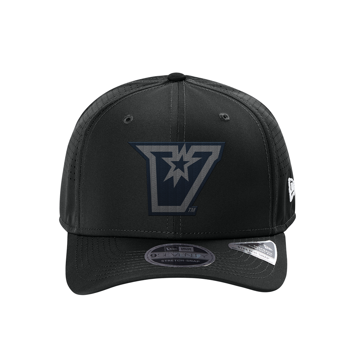 UTRGV Black New Era Cap Navy/Grey V Logo