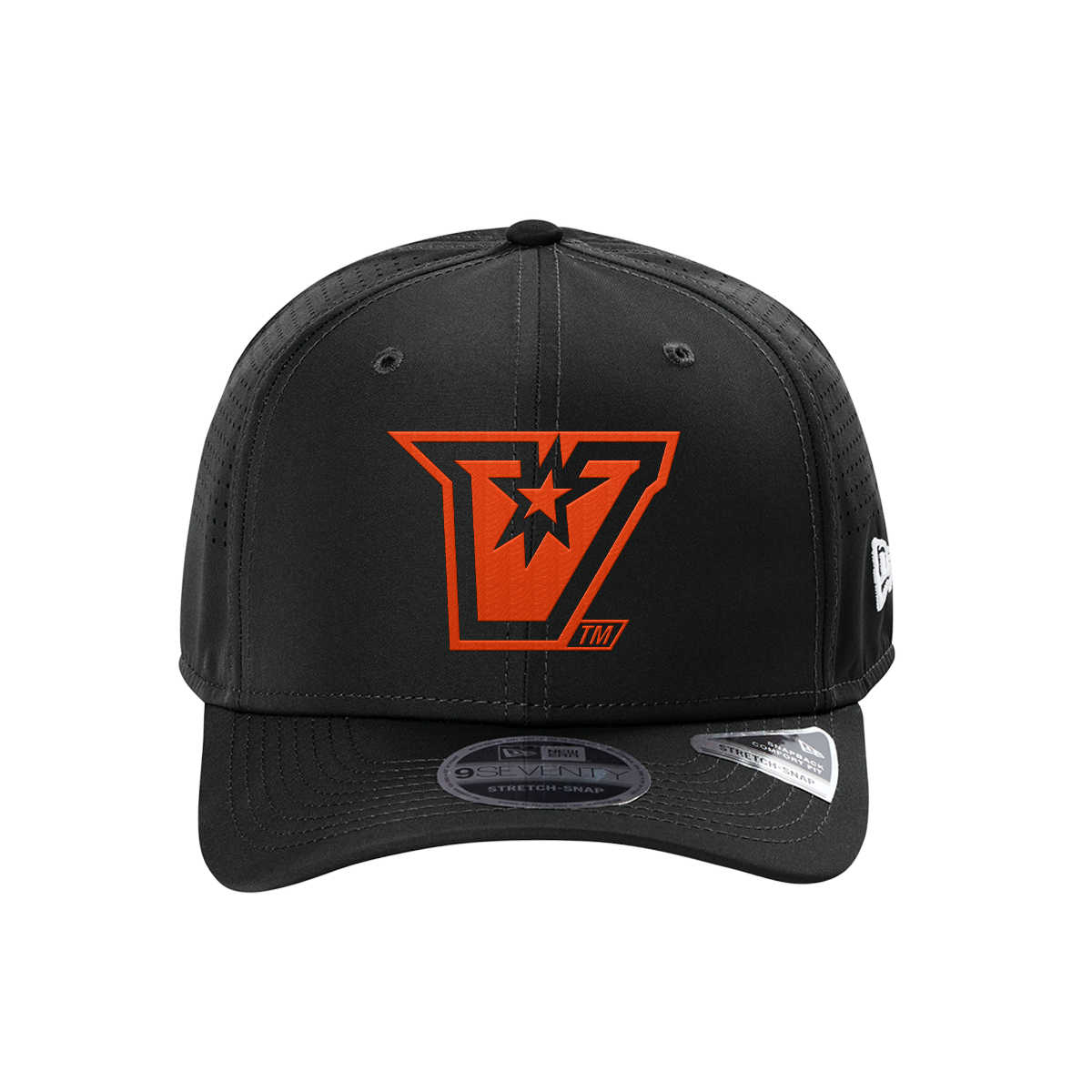UTRGV Vaqueros Embroidered New Era 9SEVENTY Performance Cap – Black