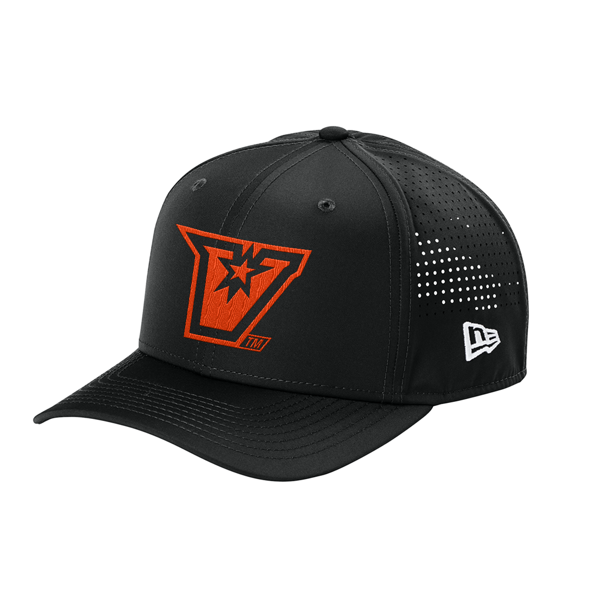 UTRGV Vaqueros Embroidered New Era 9SEVENTY Performance Cap – Black