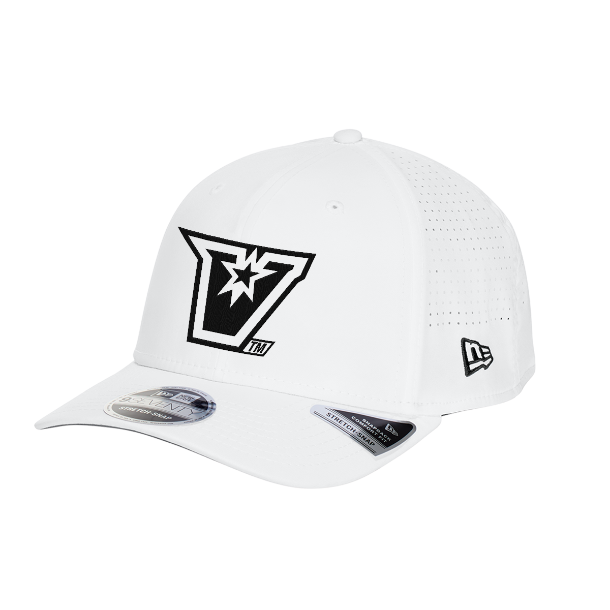 UTRGV Vaqueros Embroidered New Era 9SEVENTY Performance Cap – White
