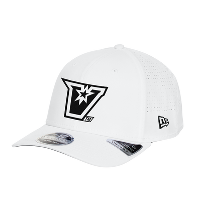 UTRGV Vaqueros Embroidered New Era 9SEVENTY Performance Cap – White
