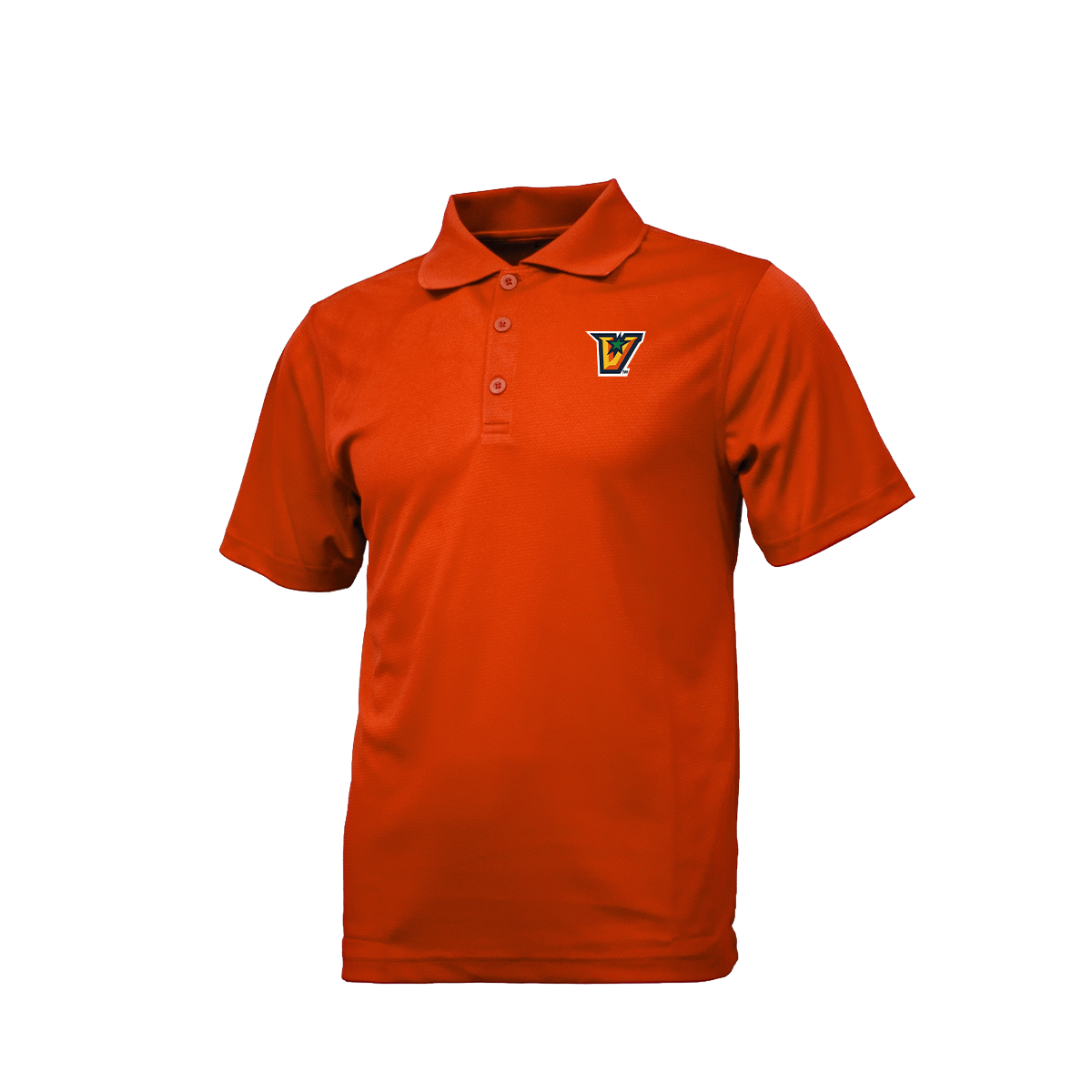 UTRGV V Logo - Men's Orange Polo