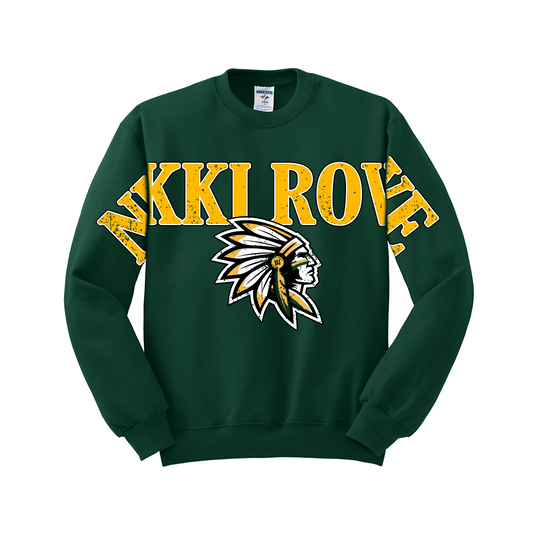 Nikki Rowe "Vintage" Crewneck - Green
