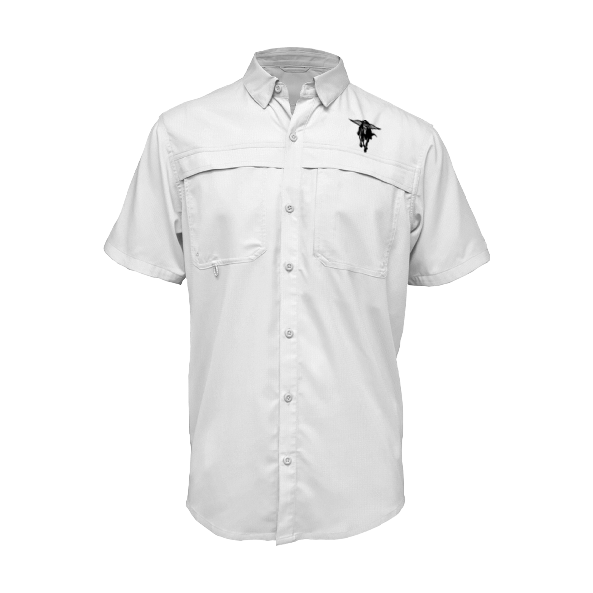 Embroidered Fishing Shirt - Short Sleeve - PSJA North Raiders - Raider