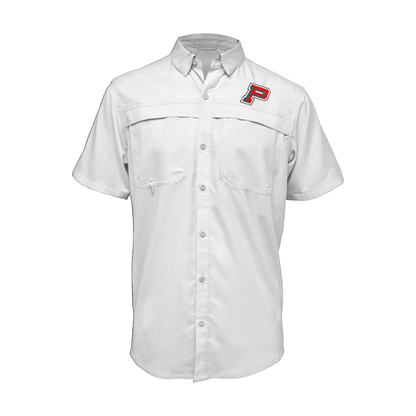 Embroidered Fishing Shirt - Short Sleeve - Sharyland Pioneer Diamondbacks - P Logo
