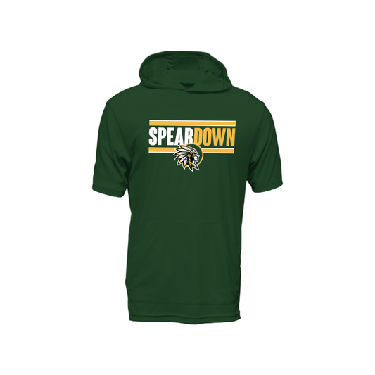 JayCo X-TeK "Spear Down" Hooded Dri-Fit Shirt - Green